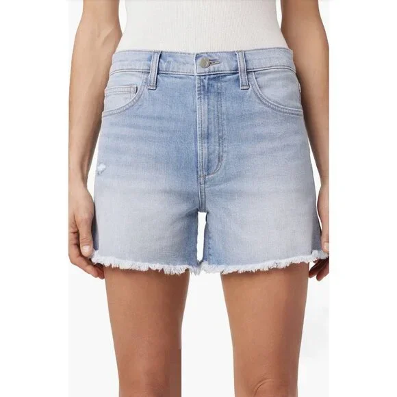 Joe's Relaxed High Waist Cutoff Denim Shorts Czechia Sz 26 NWT - Picture 2 of 13